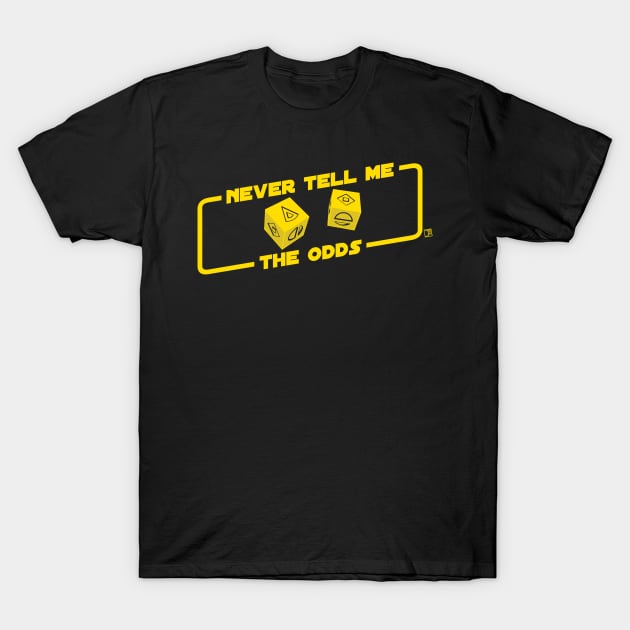 Never Tell Me the Odds T-Shirt by jasonyerface